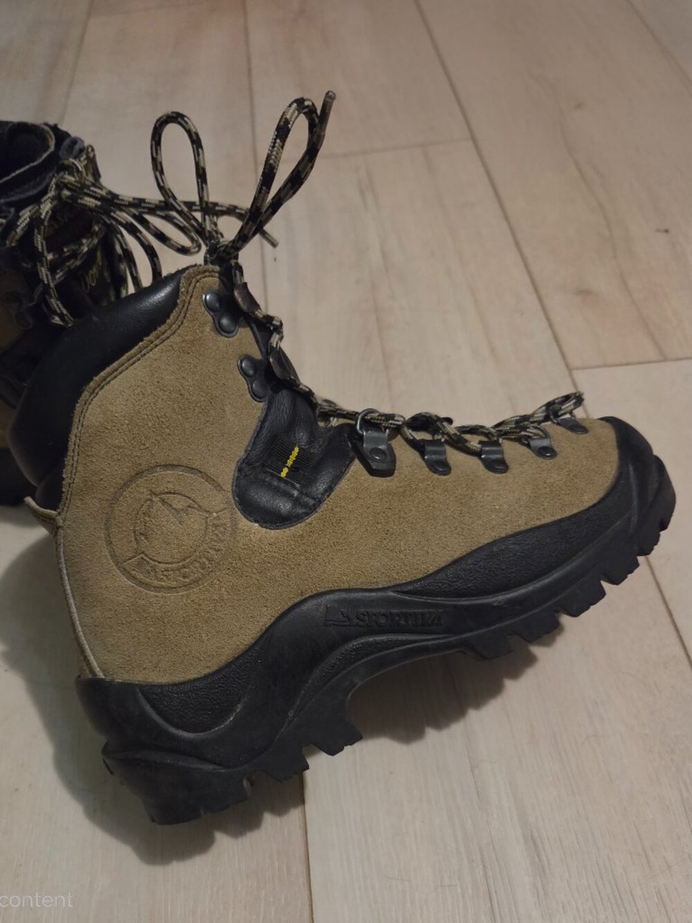 Vintage La Sportiva Walking on the Moon Hiking Boots Women's 39.5 US 8.5 Italy
